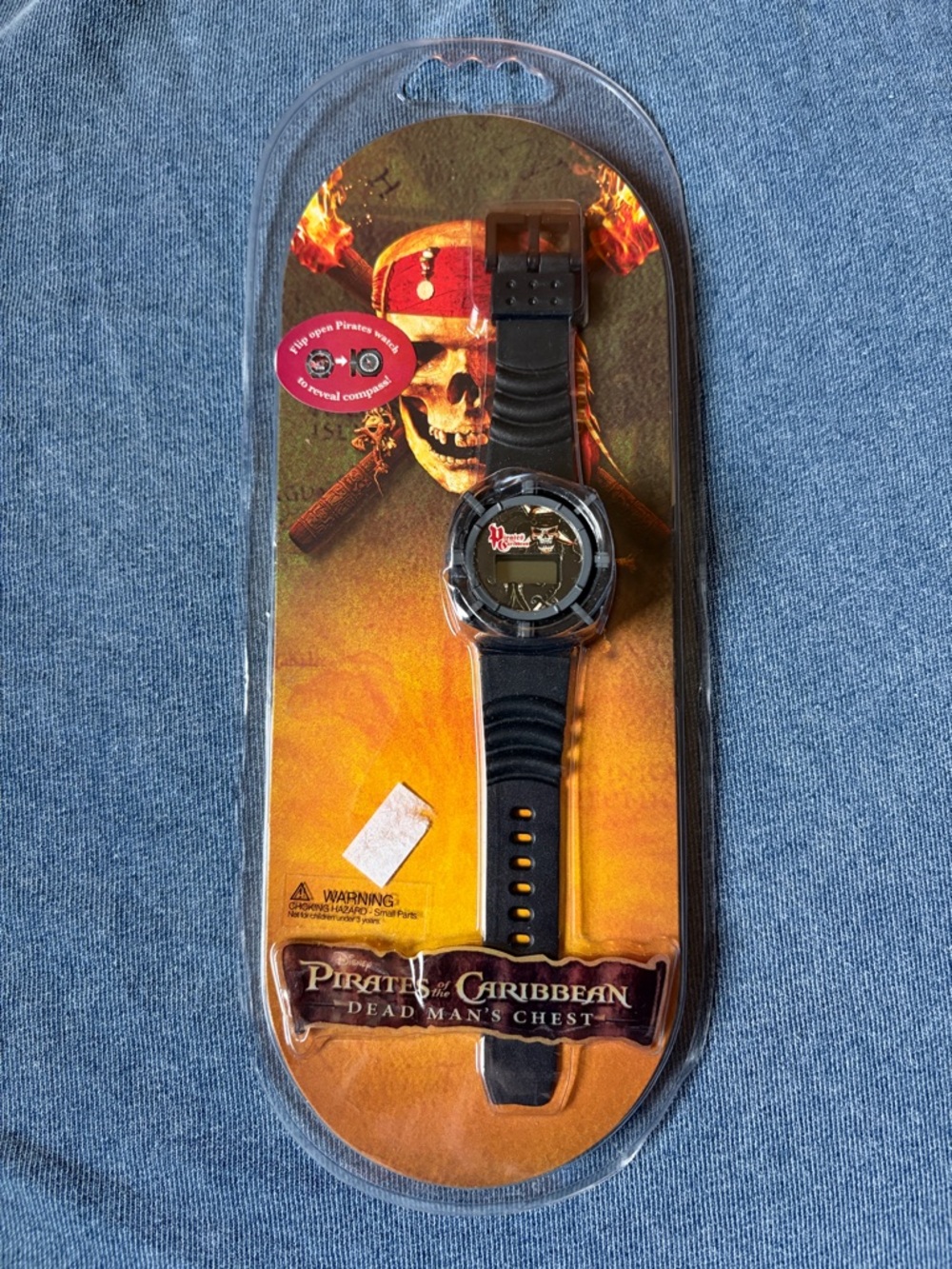 Disney Pirates of the Caribbean Watch Packaging – Green and Brown Artwork